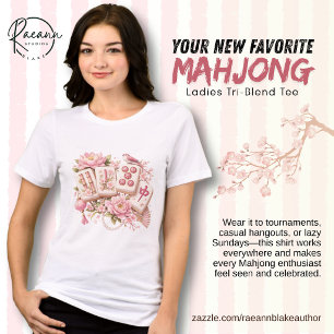 Fun Mahjong Enthusiast Ladies’ Tri-Blend Shirt