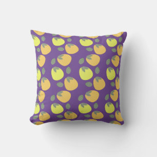 Fun Mango Orange Yellow Fruit Cushion