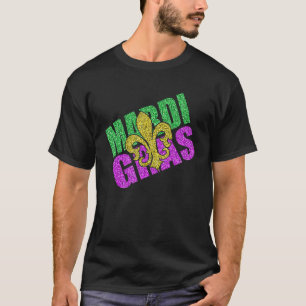Fun Mardi Gras Fleur De Lis T-Shirt
