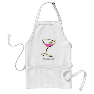 fun martini gold standard apron