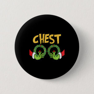 Fun Matching Chestnuts Couples Christmas Family Ho 6 Cm Round Badge