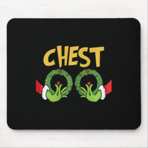Fun Matching Chestnuts Couples Christmas Family Ho Mouse Pad