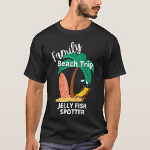 Fun Matching Family Beach Road Trip Jelly Fish Spo T-Shirt