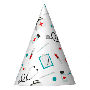 Fun medical nurse equipment party hat