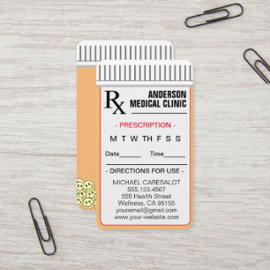 Fun Memorable Prescription Appointment Card