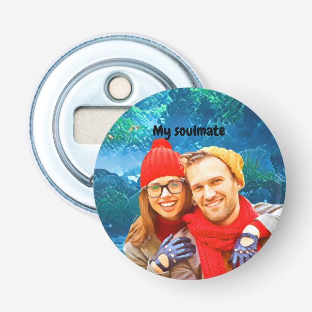 fun memory with my partner bottle opener (Front)