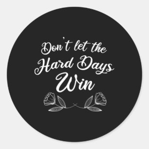 Fun Mental Health Quote Mental Health Autism Aware Classic Round Sticker