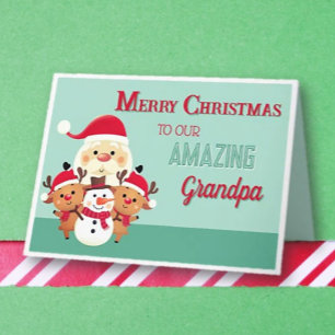 Fun! Merry Christmas Grandpa  Card