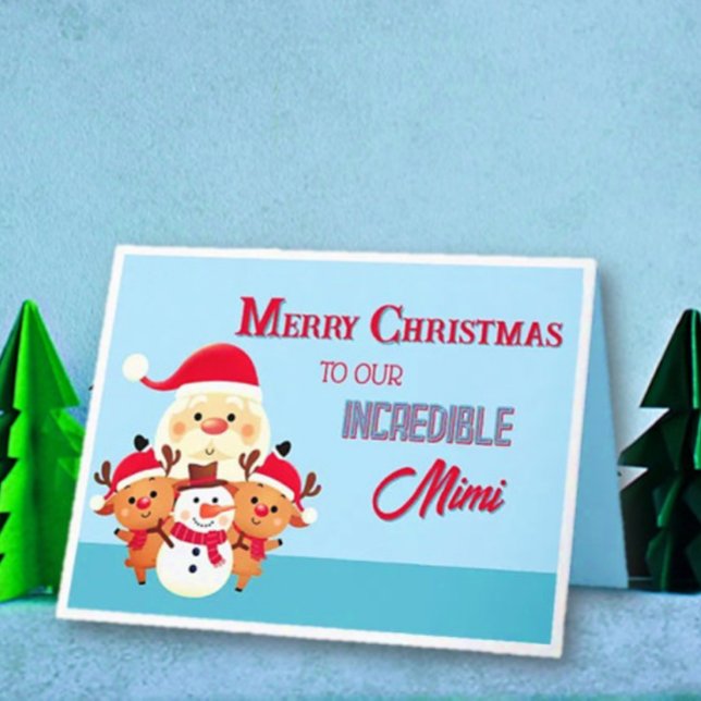 Fun! Merry Christmas Mimi Card (Creator Uploaded)