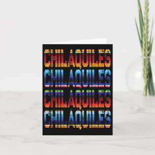 Fun Mexican Food Chilaquiles Fiesta Cinco De Mayo  Card