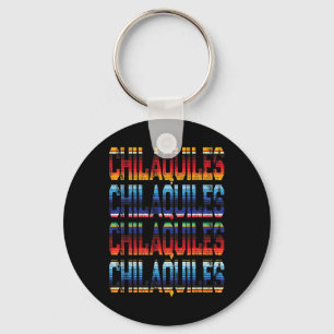Fun Mexican Food Chilaquiles Fiesta Cinco De Mayo Key Ring