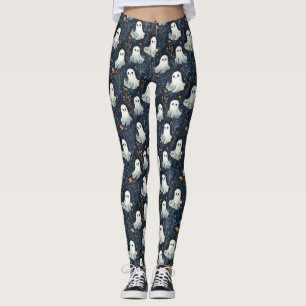 Fun Midnight Ghosts Leggings