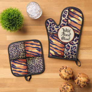 Fun Mimi Gift! Oven Mitt and Pot Holders Oven Mitt & Pot Holder Set