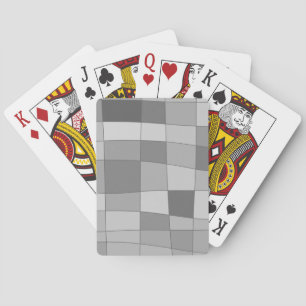 Fun Mirror Checks Playing Cards