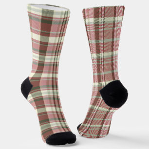 Fun Mismatch Odd Christmas Plaid Socks