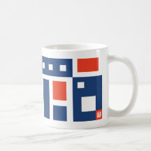 Fun Mod Geometric in Red, White, and Blue