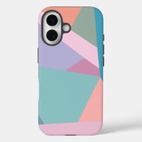 Fun Modern Abstract Colourful Geometric Pastel Art