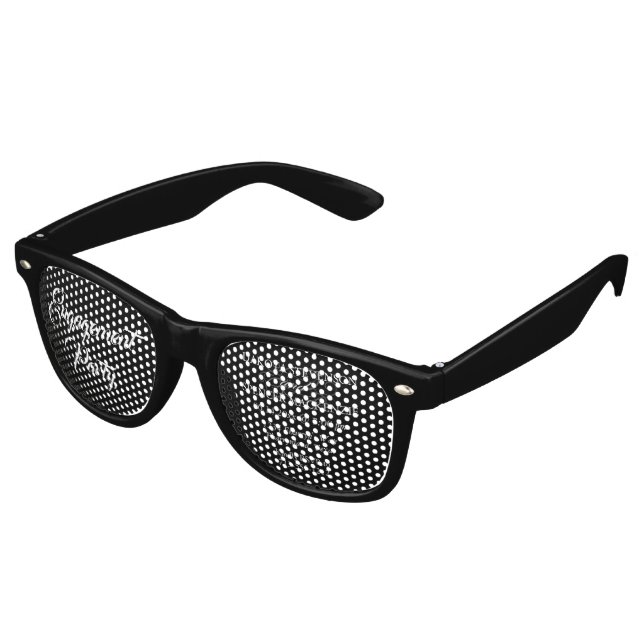 Fun, Modern, and Unique Engagement Invitation Retro Sunglasses (Angled)