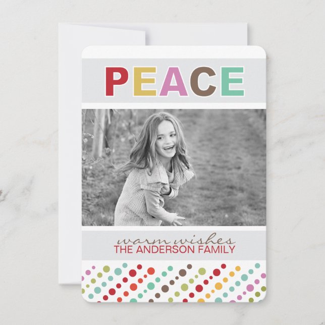 Fun Modern Christmas Photo Cards (Front)