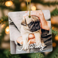 Fun Modern Simple Custom Pet Photo Keepsake