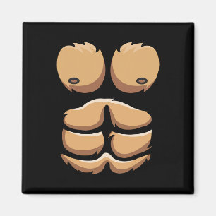 Fun Monkey Gorilla Chest Costume Halloween Magnet