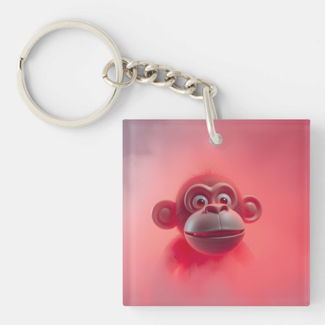 Fun Monkey Key Ring (Front)