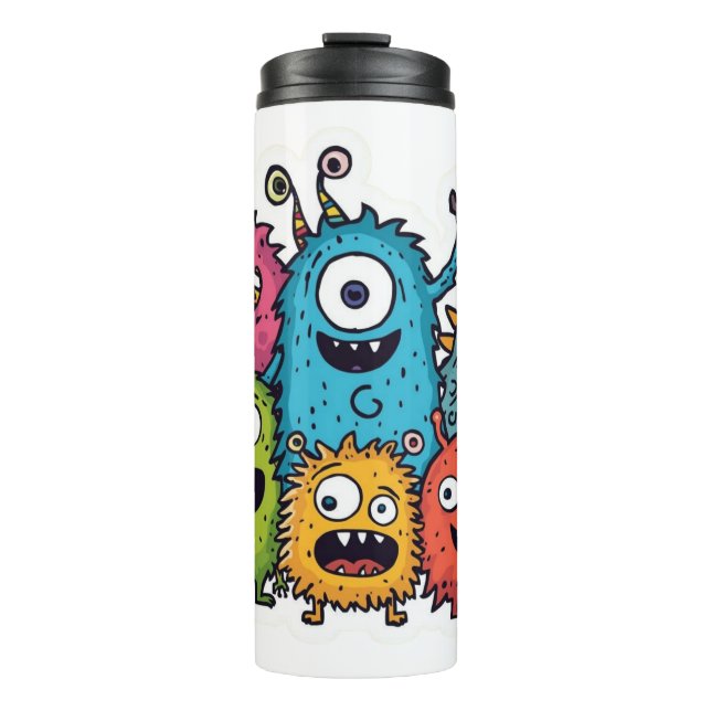 Fun Monster Bunch Thermal Tumbler (Front)