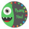 Fun Monster Thank You Stickers