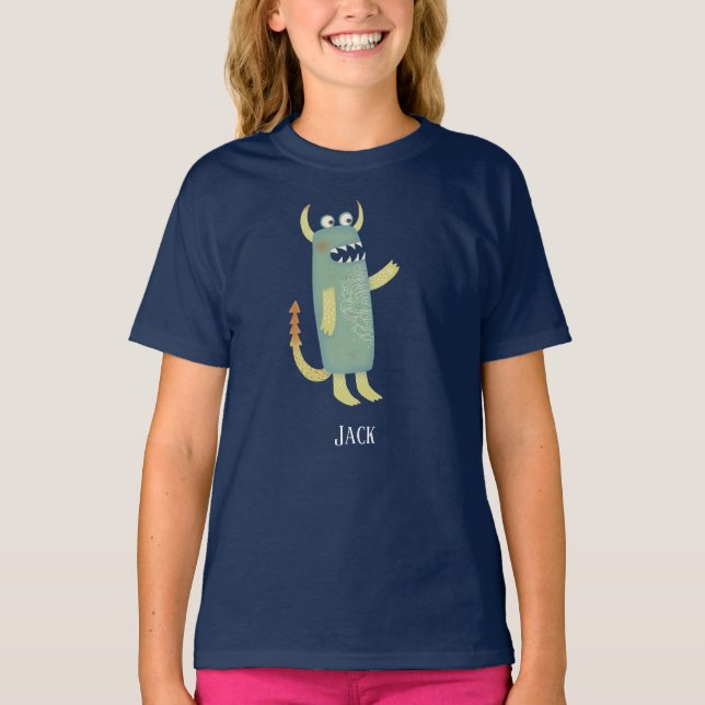 Fun Monsters Personalised T-Shirt (Front)