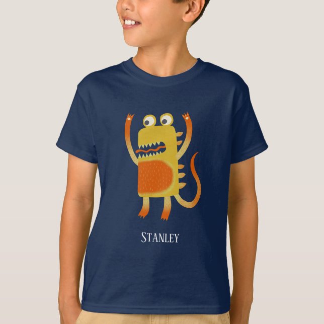 Fun Monsters Personalised T-Shirt (Front)