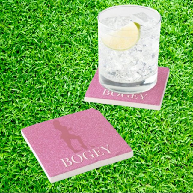 Fun Mother’s Day Gifts for Golfer Mum Stone Coaster (Discover the perfect sparkly gifts for women golfers! )