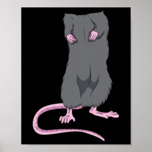 Fun Mouse Headless Halloween Rat Body Easy Costume Poster