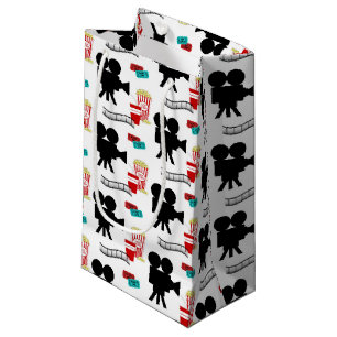 Fun Movie lovers tiled pattern party bag