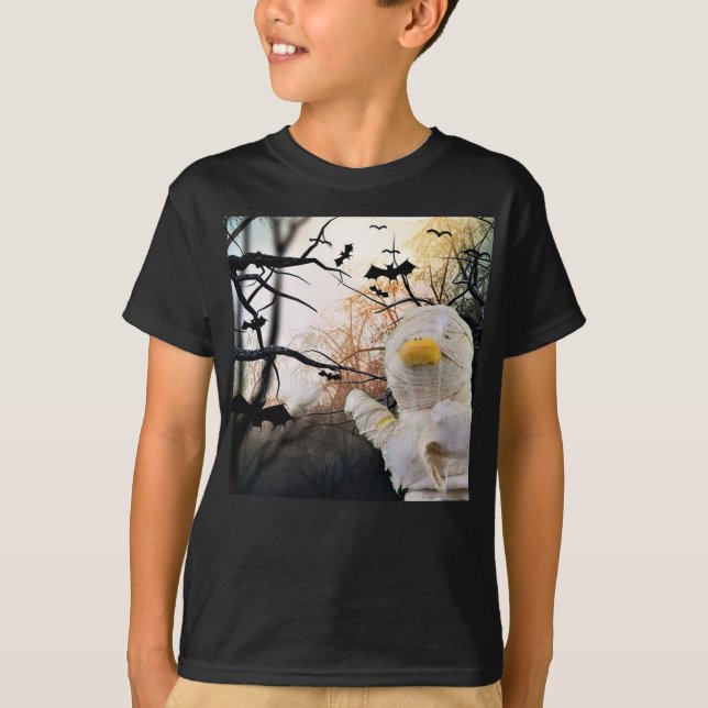 Fun Mummy design for Halloween T-Shirt (Front)