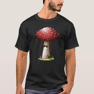 Fun Mushrooms Foraging Mycology Fungi Cool Mushroo T-Shirt