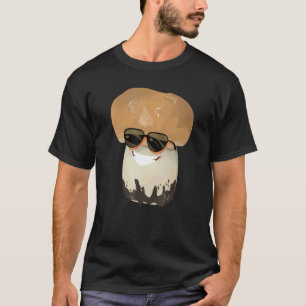 Fun Mushrooms Foraging Mycology Fungi Happy Mushro T-Shirt