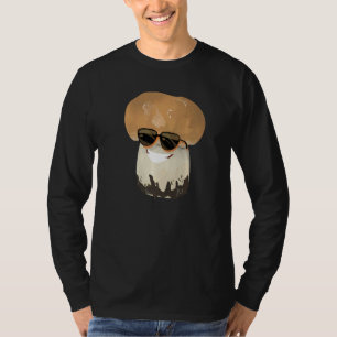 Fun Mushrooms Foraging Mycology Fungi Happy Mushro T-Shirt