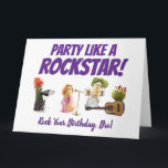 Fun music birthday card brother food funny vege<br><div class="desc">Fun music birthday card brother food funny vege folded card. This fun and quirky folded birthday card features a hilarious vegetable band that's sure to make your brother smile. With a punky gherkin on the keyboard, a curly kale potato on the drums, a cool little lime rocking the guitar, and...</div>