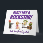 Fun music birthday card brother food funny vege<br><div class="desc">Fun music birthday card brother food funny vege folded card. This fun and quirky folded birthday card features a hilarious vegetable band that's sure to make your brother smile. With a punky gherkin on the keyboard, a curly kale potato on the drums, a cool little lime rocking the guitar, and...</div>