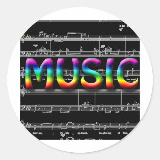 Fun Music Stickers and Cards