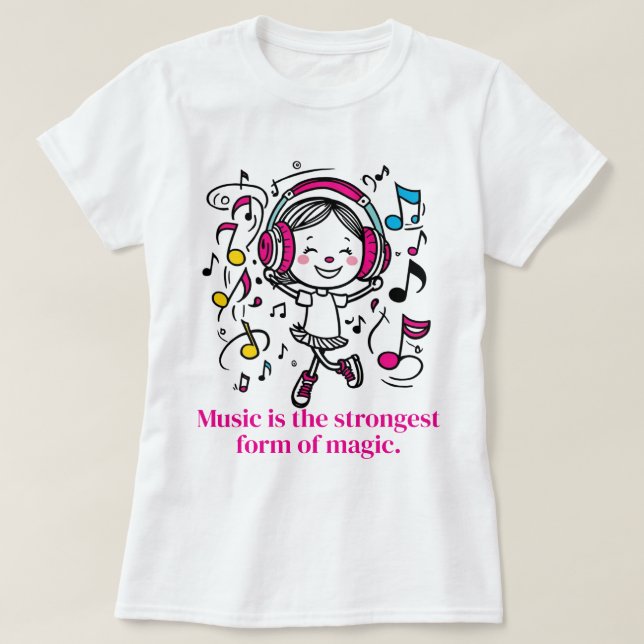 Fun Musical Graphic Tee (Design Front)