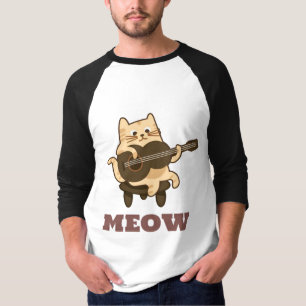 Fun Musical Kitty Design for Cat Lovers T-Shirt