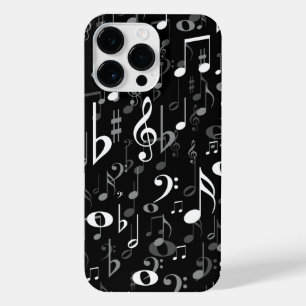 Fun Musical Notes Random Pattern iPhone 14 Pro Max Case