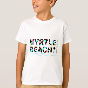 Fun Myrtle Beach, SC Typography Cool T-Shirt