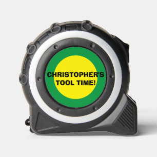 Fun Name Tool Time Geometric Yellow Green 1