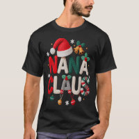 Fun Nana Claus Santa Claus Grandma Family Matching