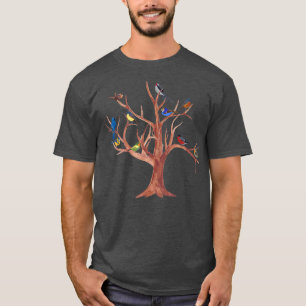 Fun Nature Lovers Trees and Birds Are Cool Gift T-Shirt
