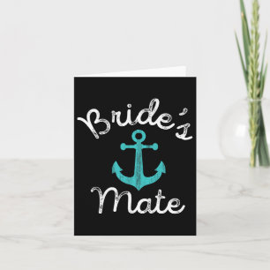 Fun Nautical Bachelorette Groom Bridesmaid Gift Br Card