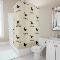 fun nautical CRANE BIRD themed pattern |