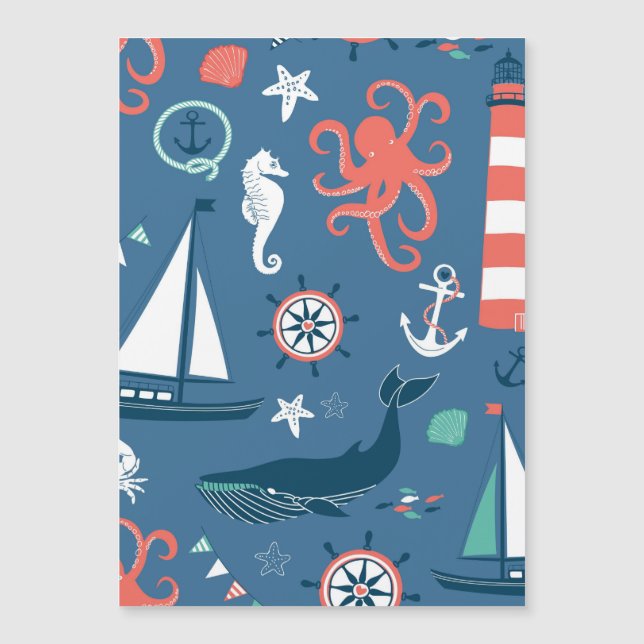 Fun Nautical Graphic Pattern (Front)